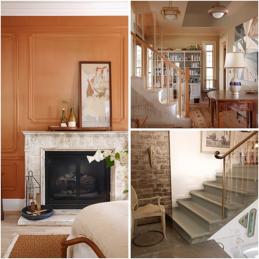 Warm Metallic Paint on Unexpected Surfaces
