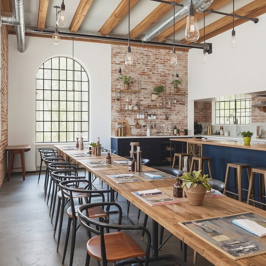 Industrial Chic: Exposed Pipes and Edison Bulbs Are Done