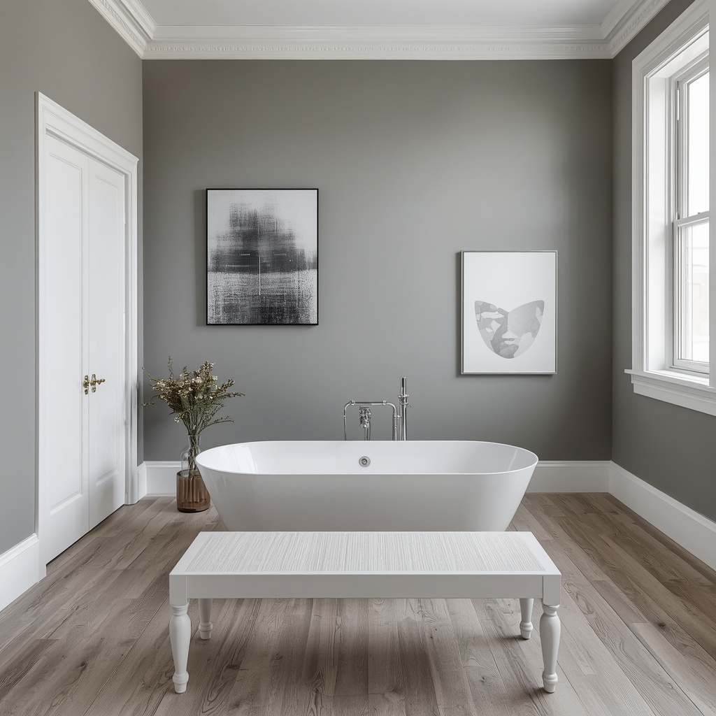 Best Wall Colors for Gray and Whitewashed Hardwood Floors