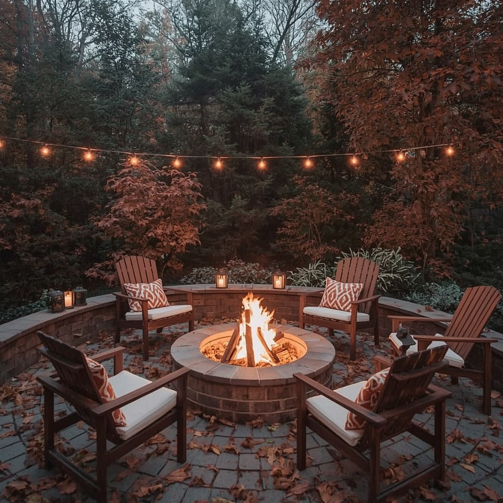 Cozy Backyard Fire Pit Ideas for Crisp Autumn Evenings