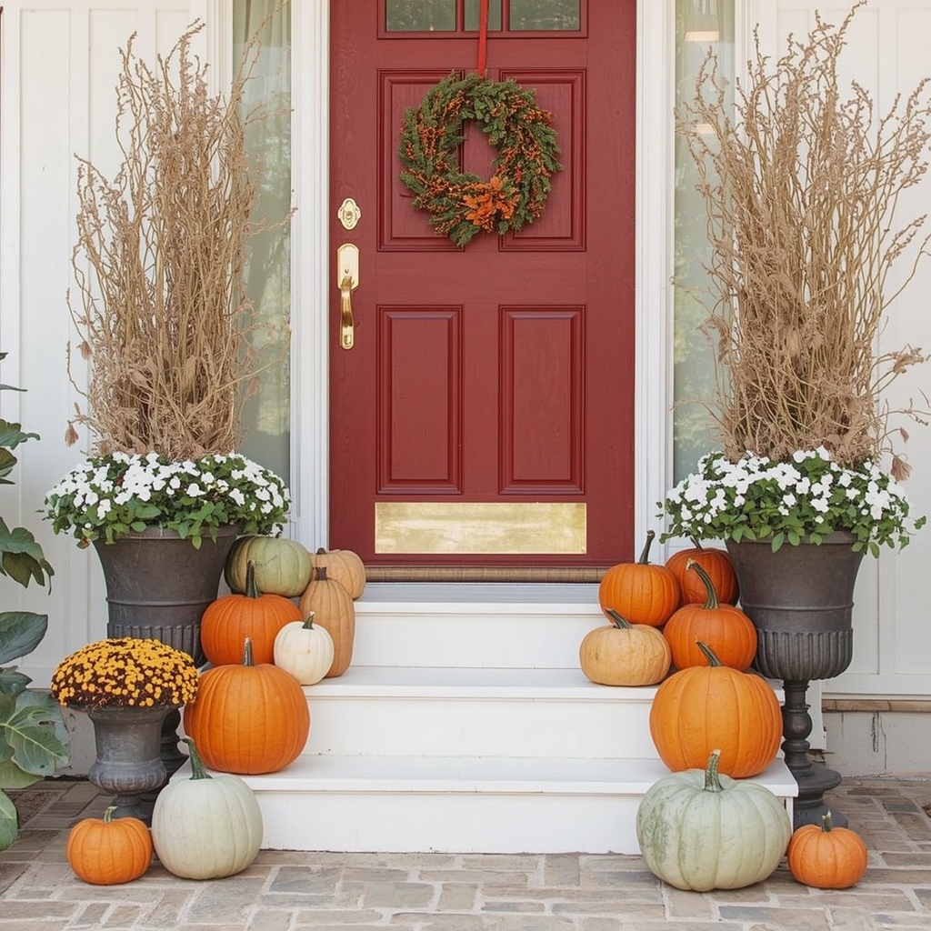 Creative Pumpkin Display Ideas That Aren’t Spooky