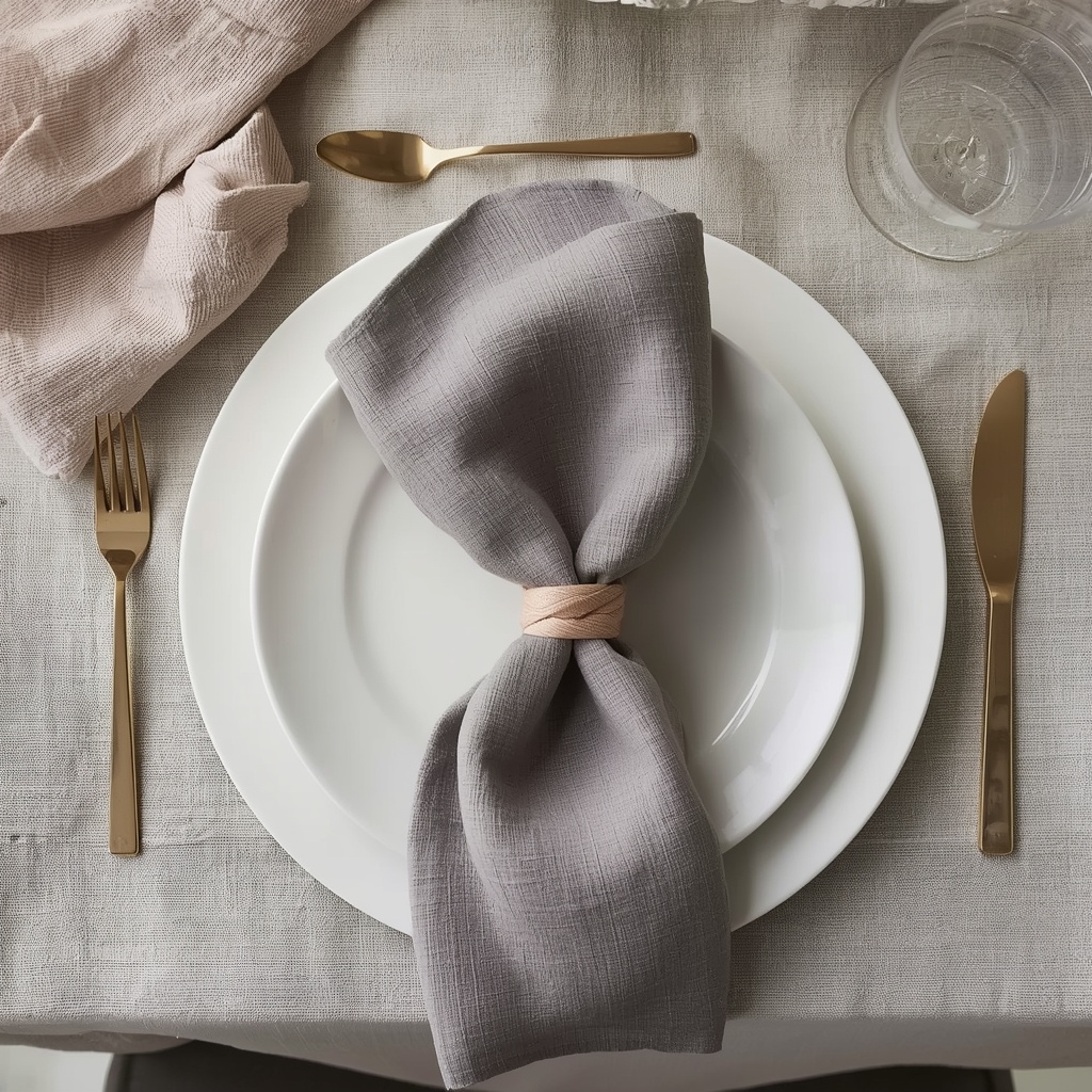 Layering Textures: Linens, Chargers, and Napkin Folds
