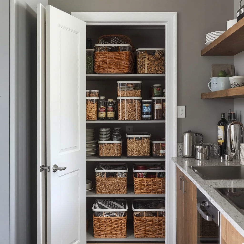 Pantry and Open Shelving Solutions for Tiny Kitchens