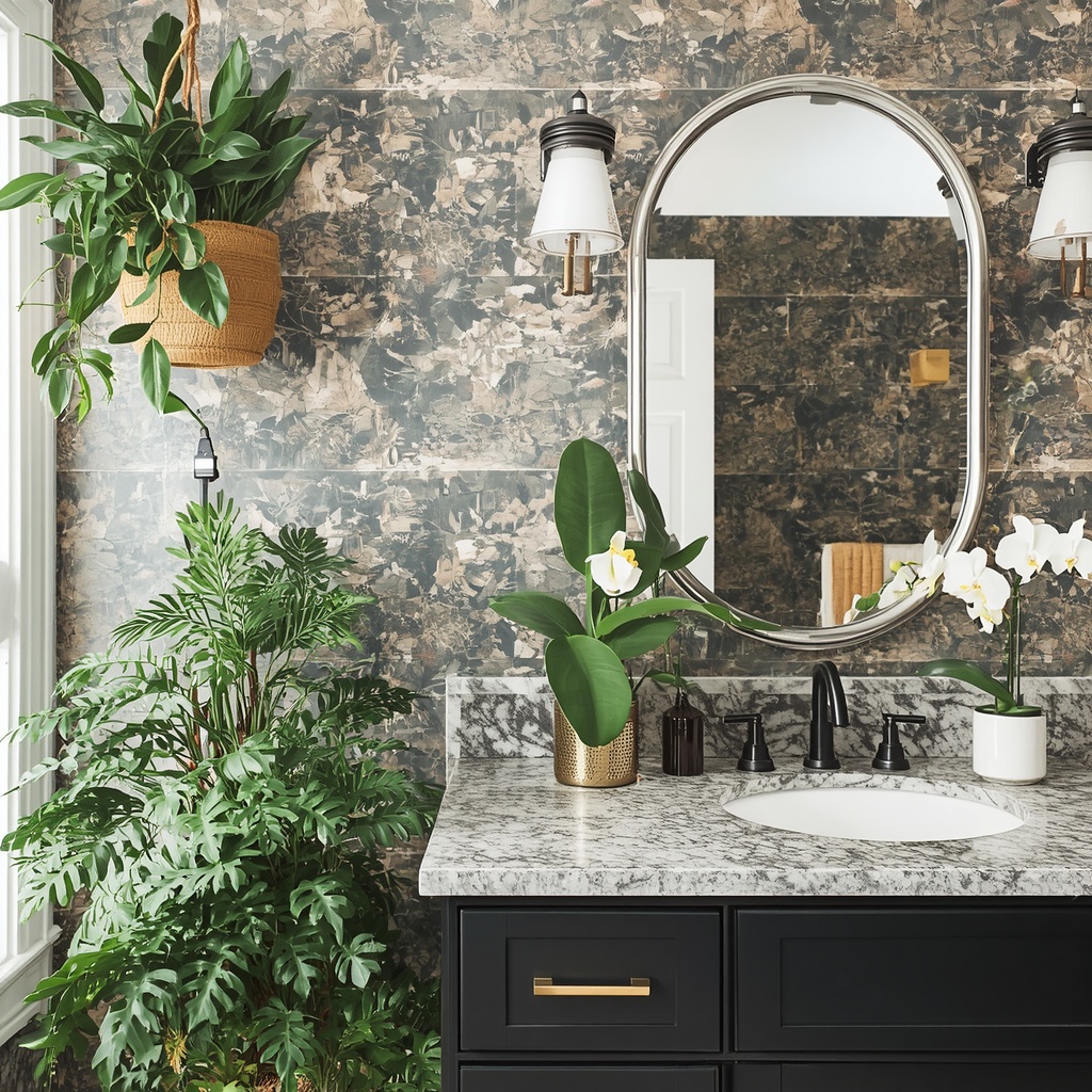 Styling Tips: Turning Your Bathroom Into a Botanical Retreat