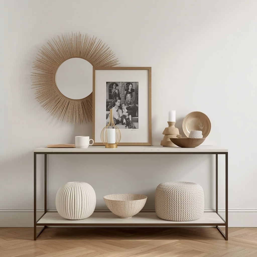 The Art of Layering: Building Your Console Table Vignette