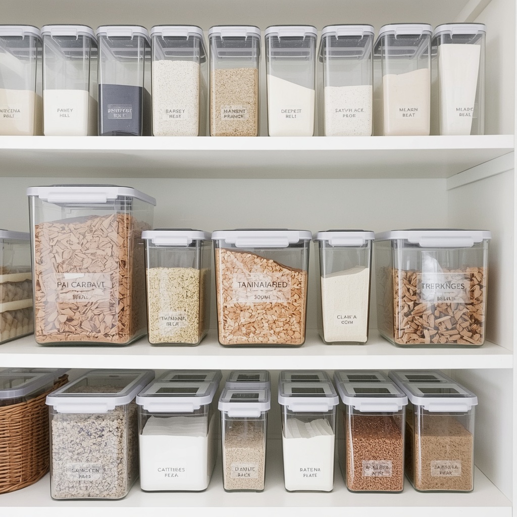 The Secret to a Perfectly Organized Pantry: Decanting and Labeling