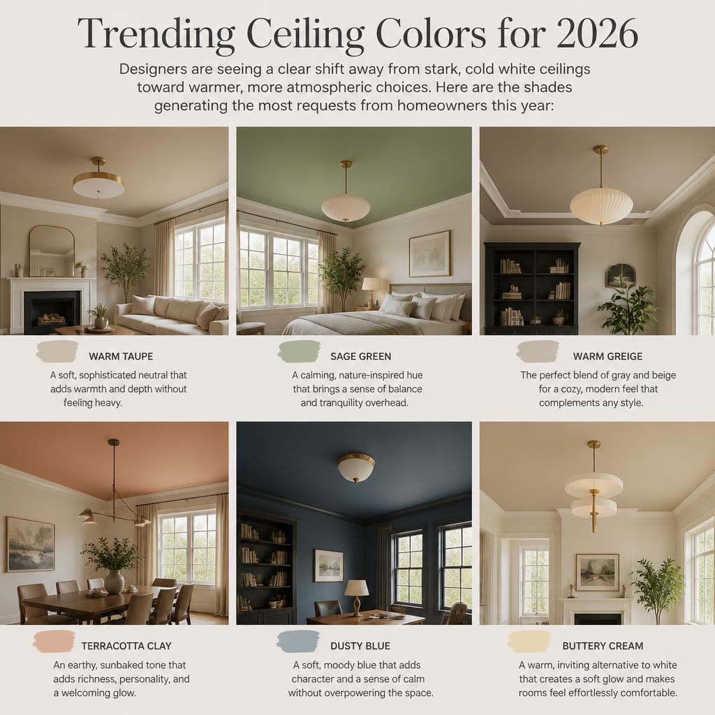 Trending Ceiling Colors for 2026