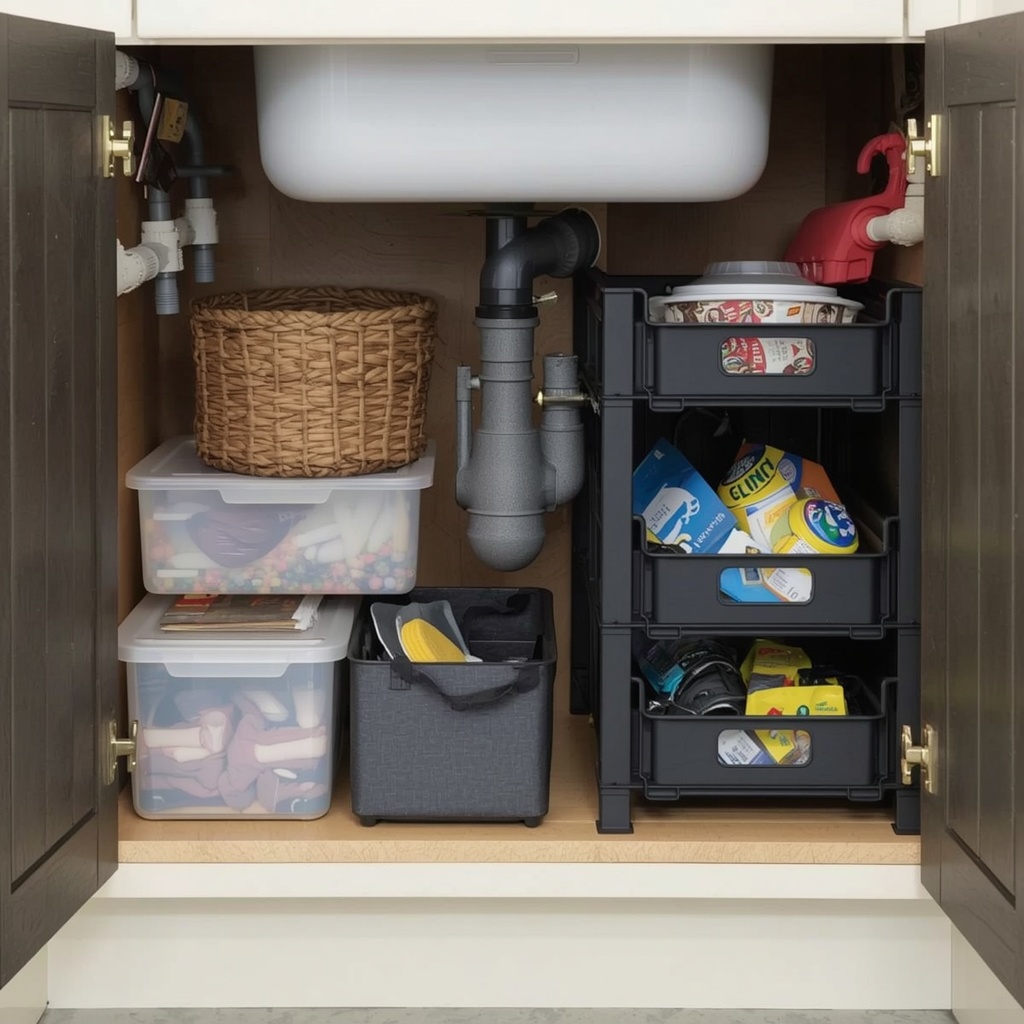 Under-Sink and Hidden Storage Opportunities