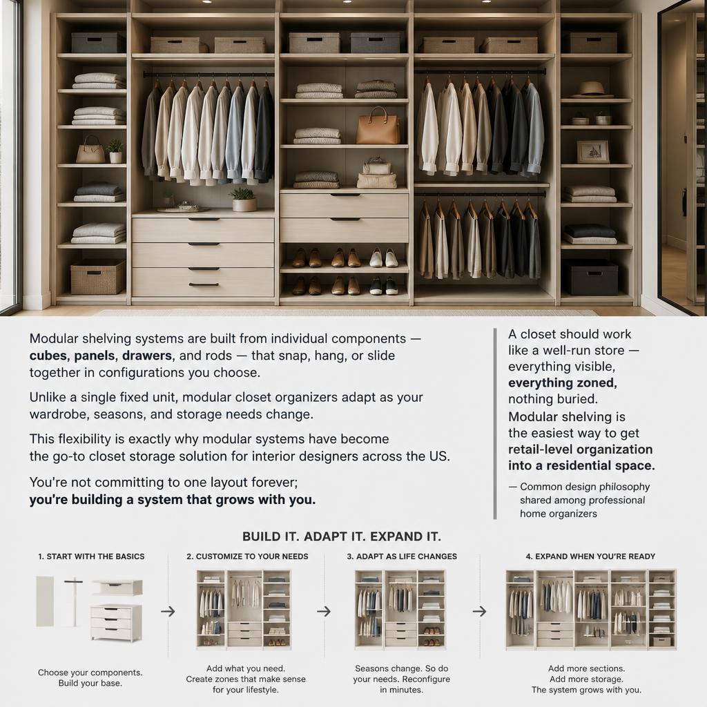 Why Modular Shelving Is a Game-Changer for Walk-In Closets