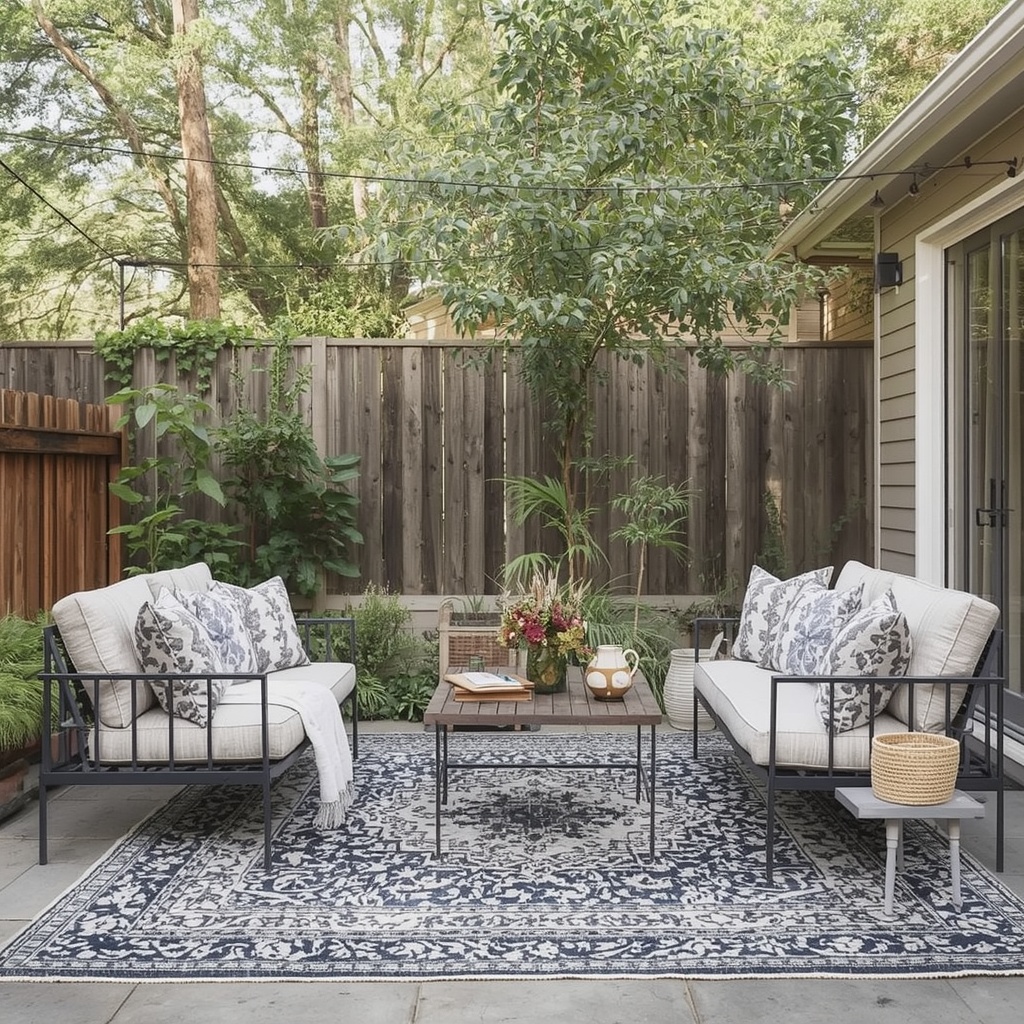 Outdoor Rugs: How to Style and Maintain an Al Fresco Living Room