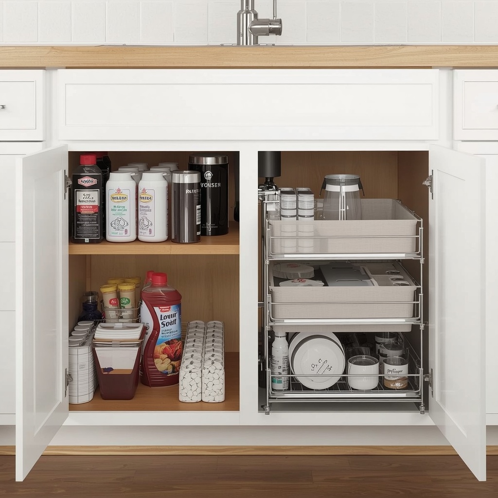 Best Storage Solutions for Kitchen Under-Sink Cabinets