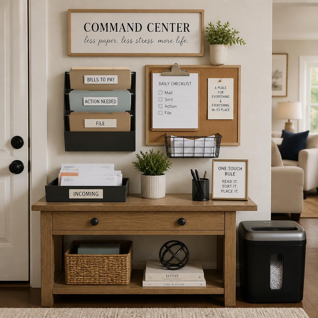 Creating a Paper Command Center That Actually Works