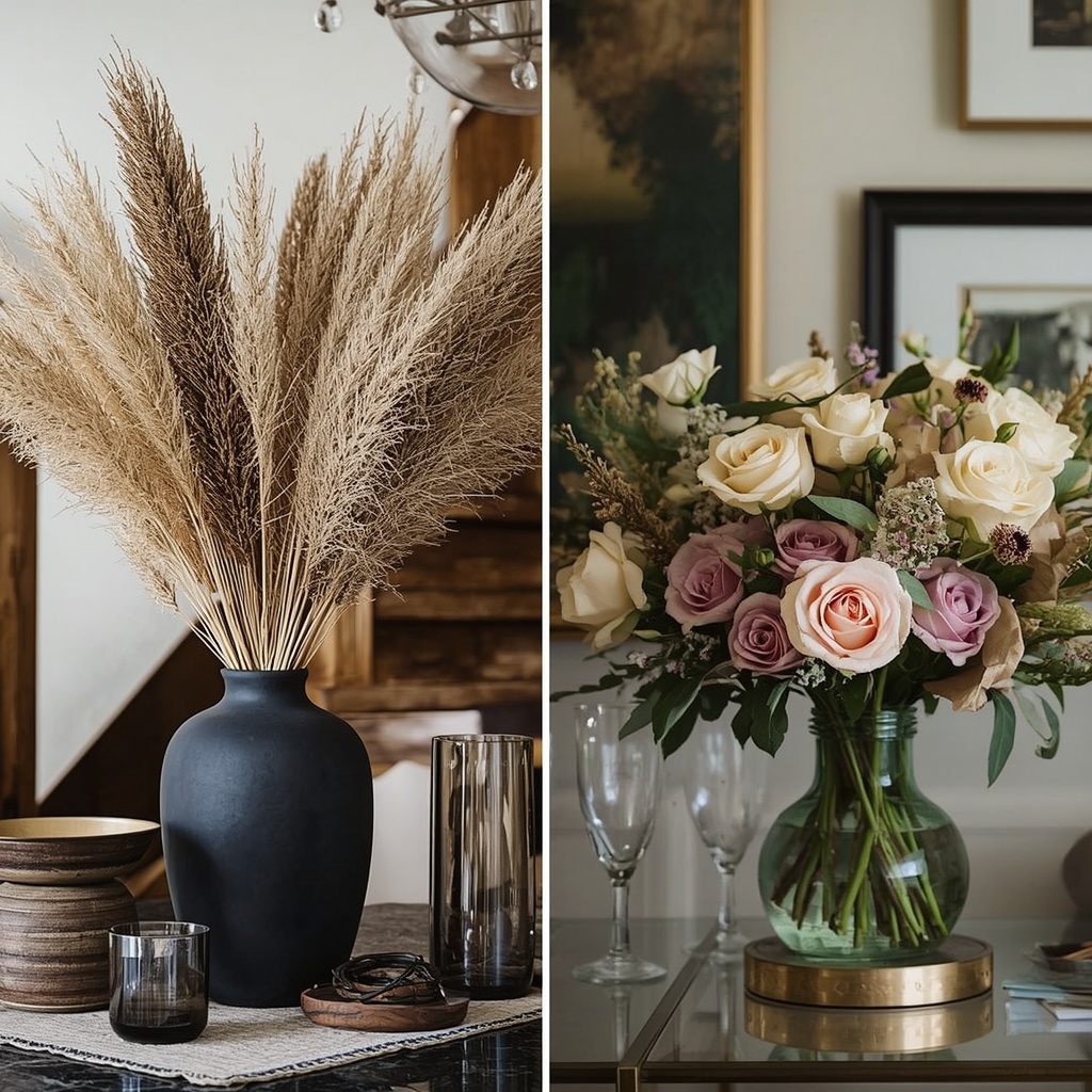 Dried Florals vs. Fresh Flowers: Side-by-Side Comparison