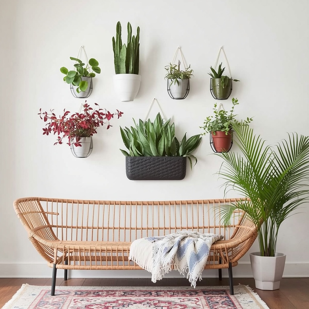 How to Style a Wall-Mounted Planter Arrangement