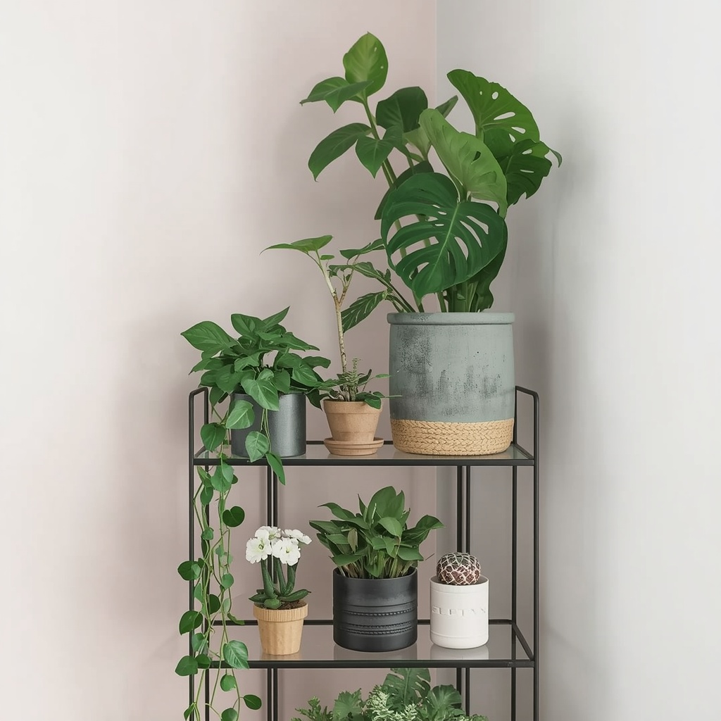 Plant Styling: How to Arrange Plants on a Tiered Stand