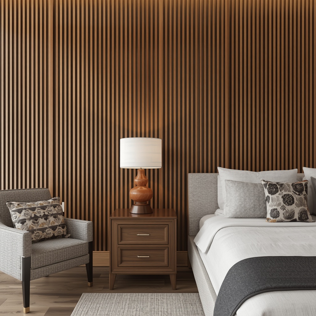 Wood Slat and Wood Panel Walls