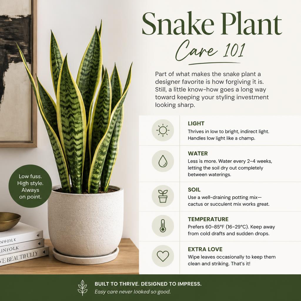 Snake Plant Care 101