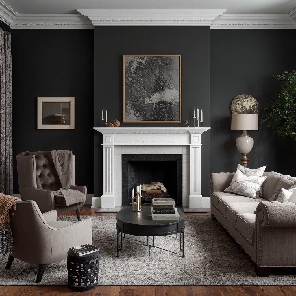Choosing the Right Dark Paint Colors