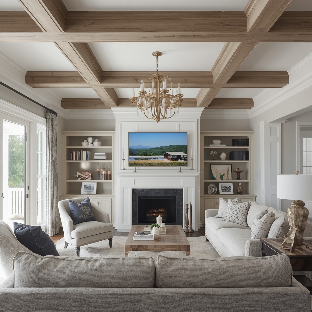 Coffered and Beamed Ceilings