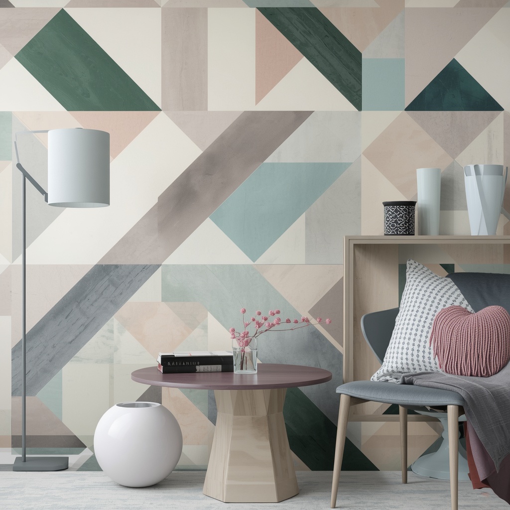 Color Palette Strategies for Geometric Accent Walls