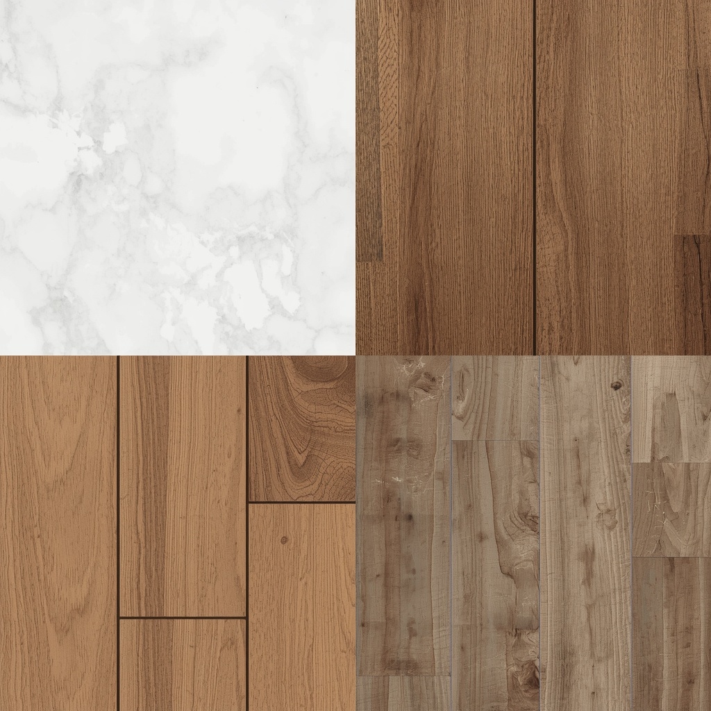 Color Palettes That Complement Wood and Marble