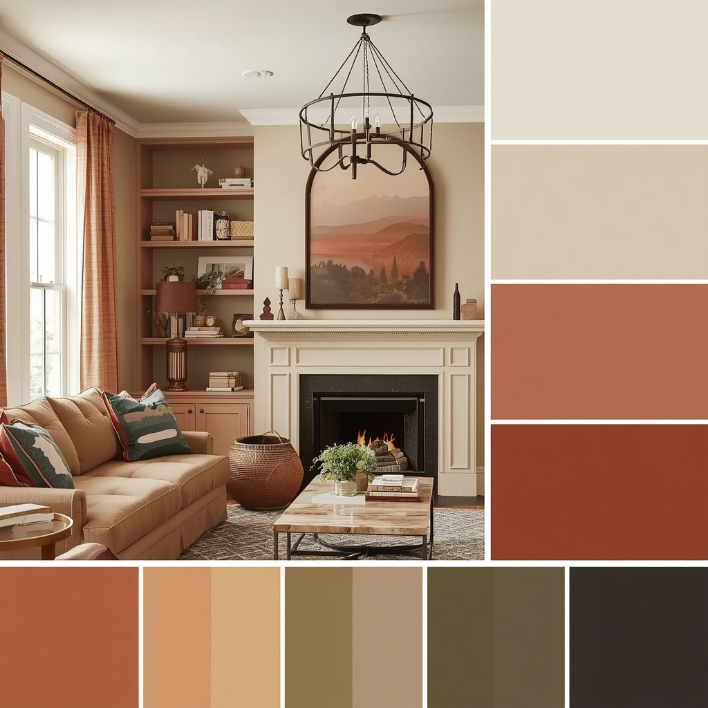 Earthy Tones in Living Room Design: Palette Ideas