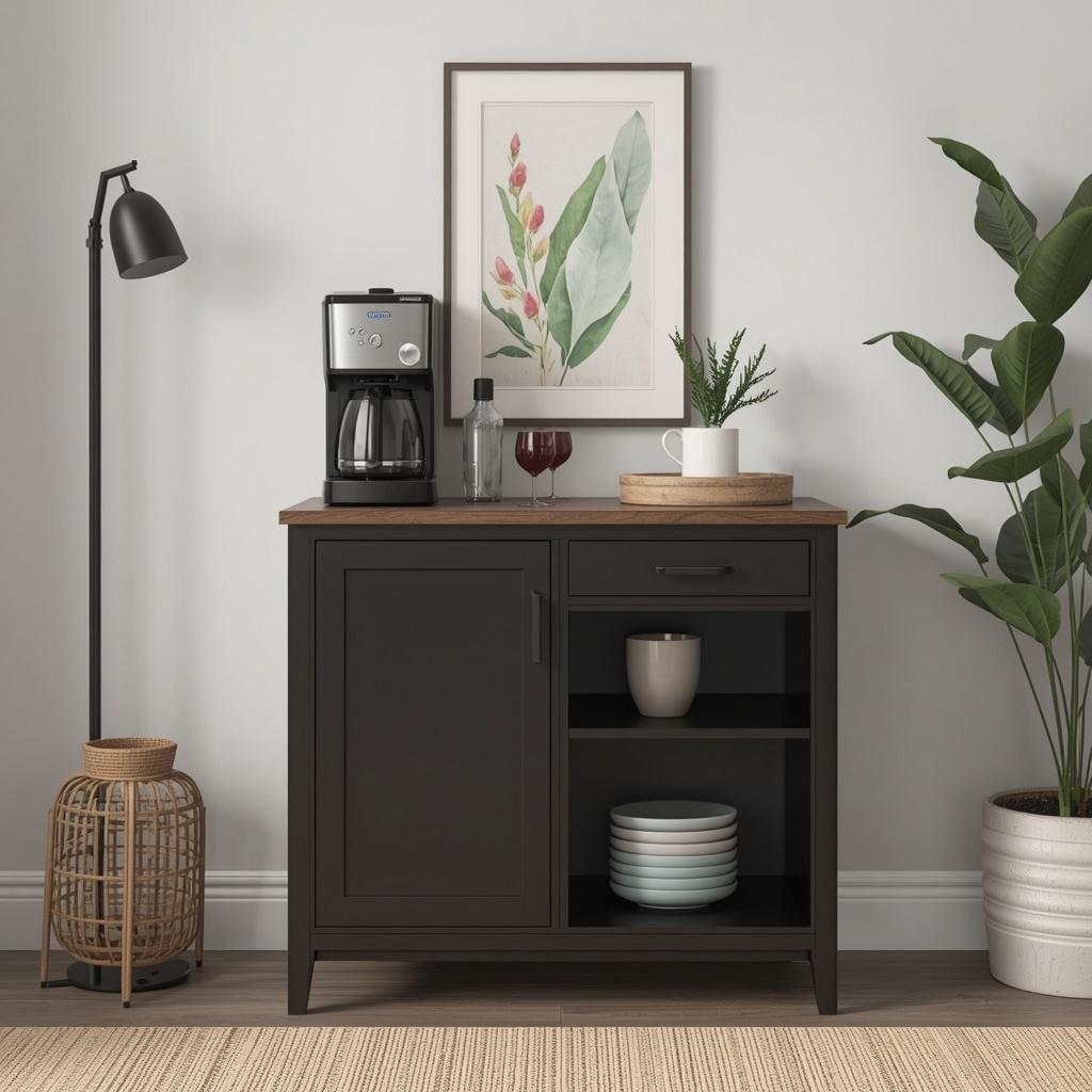 Essential Coffee Bar Furniture and Storage