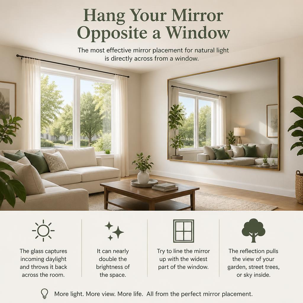 Hang Your Mirror Opposite a Window