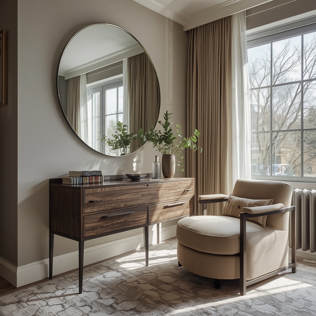How Mirror Placement Affects Perceived Room Size