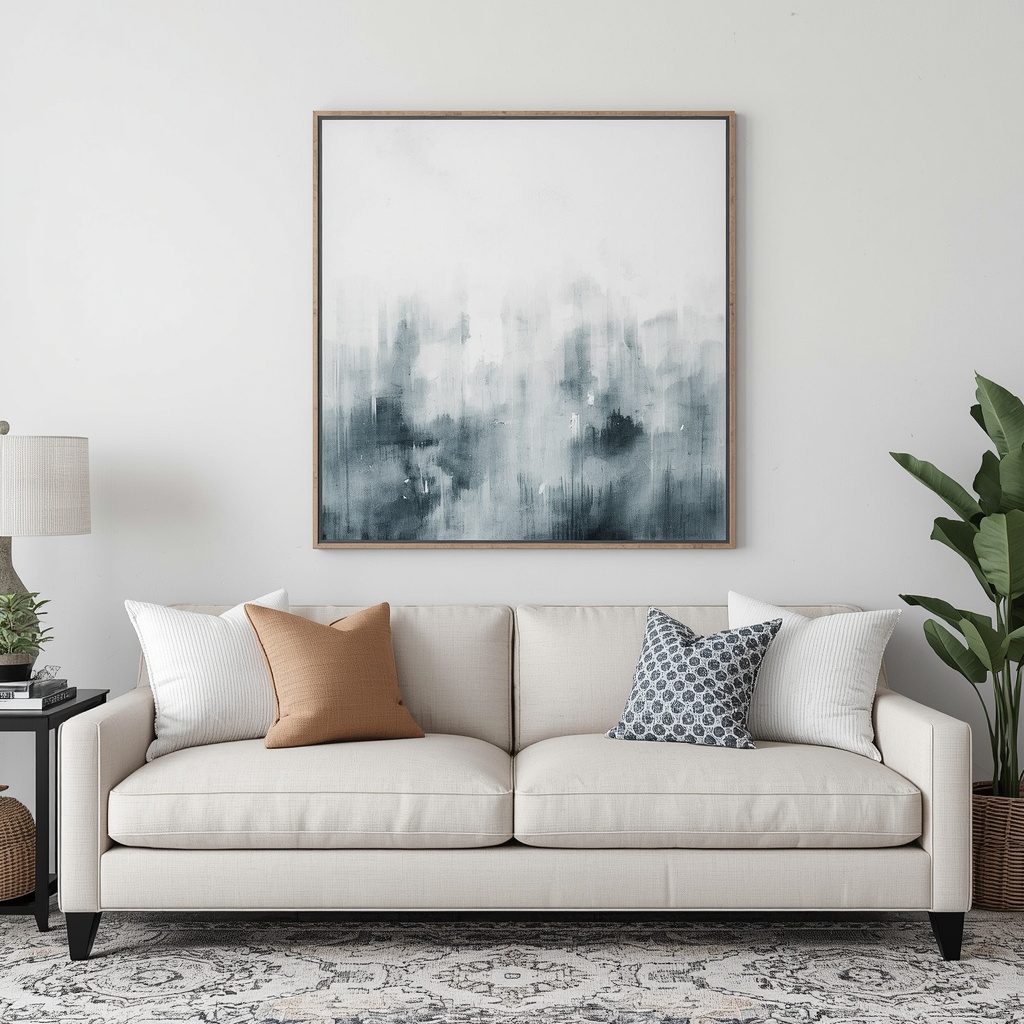 How to Choose Wall Art Scale for Above the Sofa