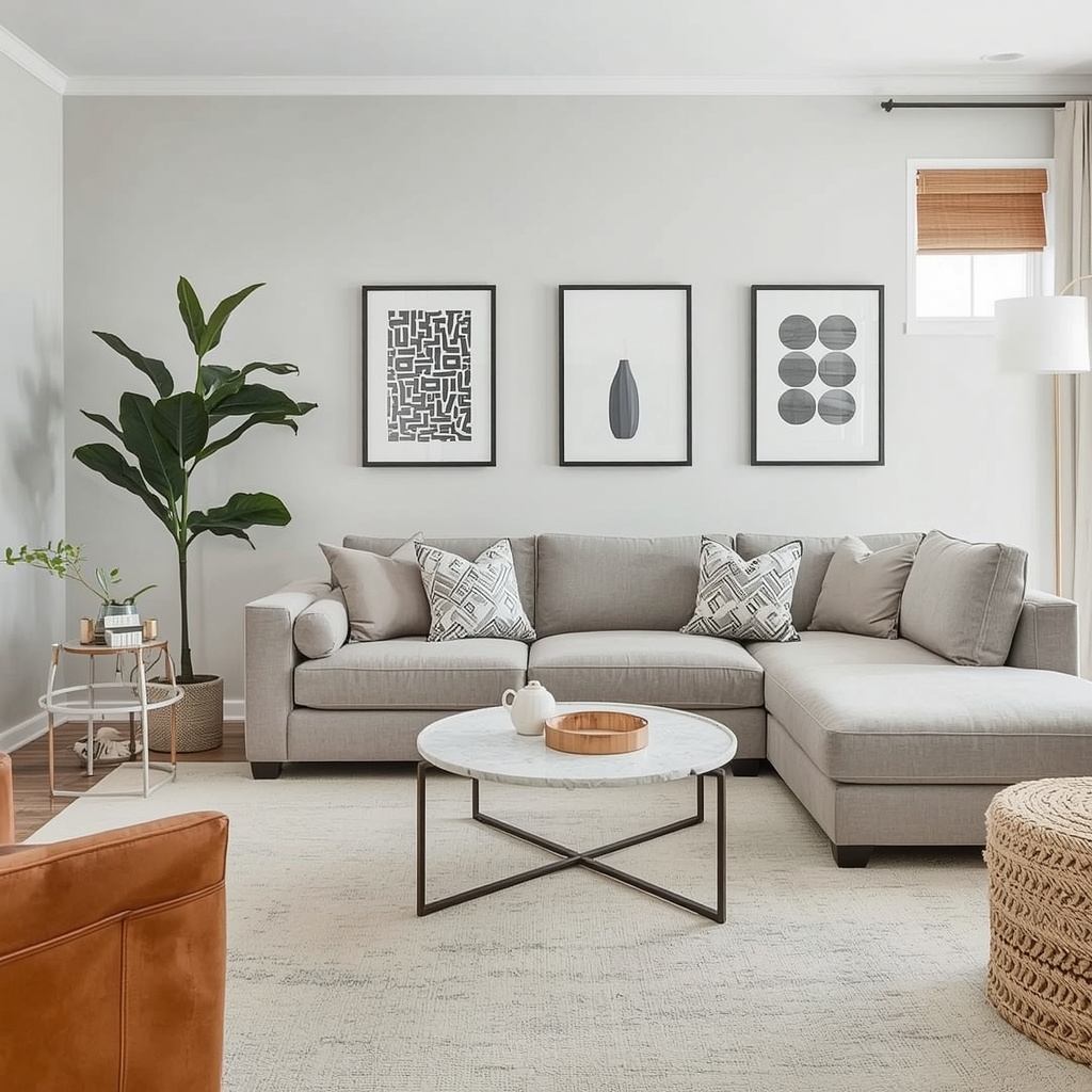 How to Style a Sectional Sofa Without Cluttering the Room