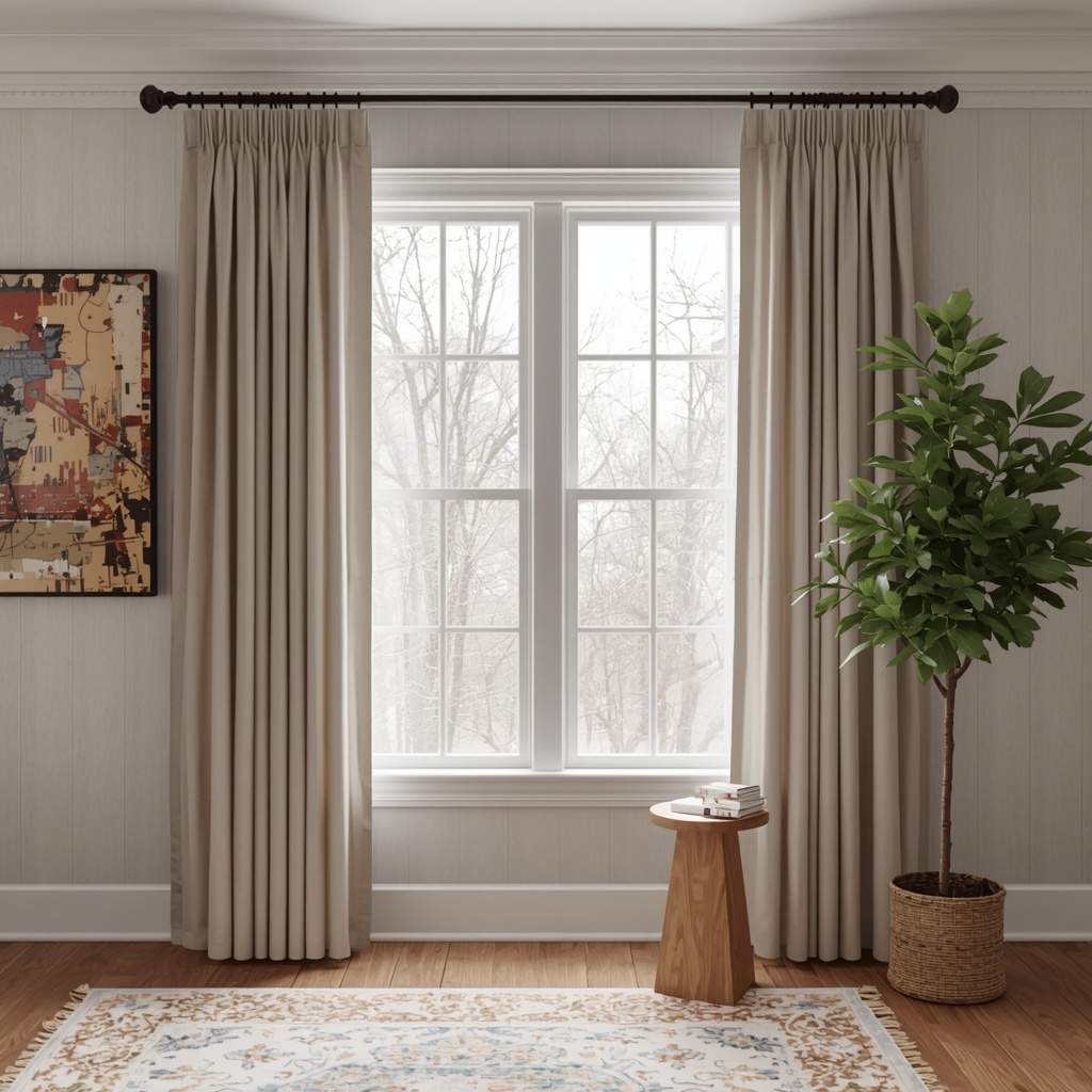 Install Curtains Outside the Window Frame — Both Vertically and Horizontally