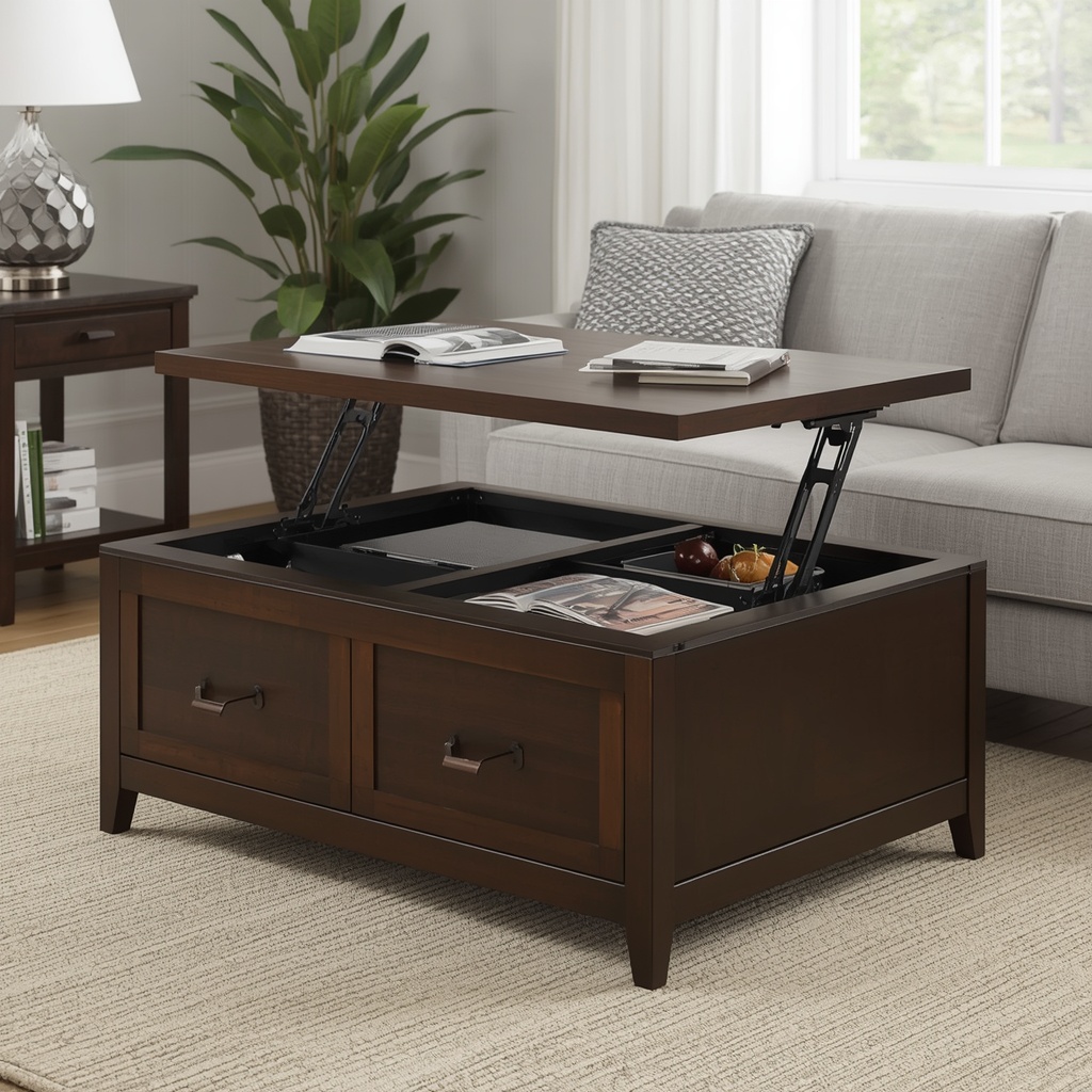 Lift-Top Coffee Tables: Two Tables in One