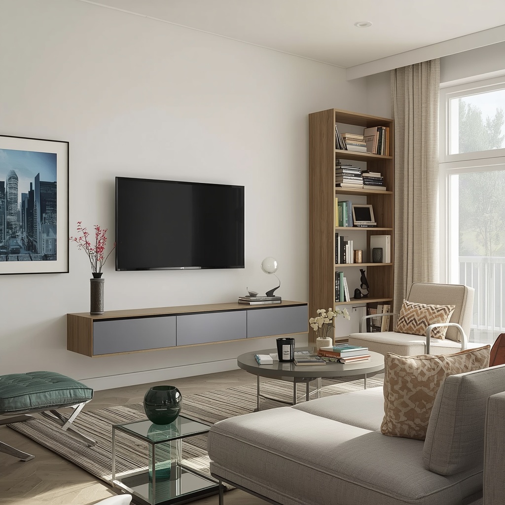 Living Room and Home Office Vertical Hacks