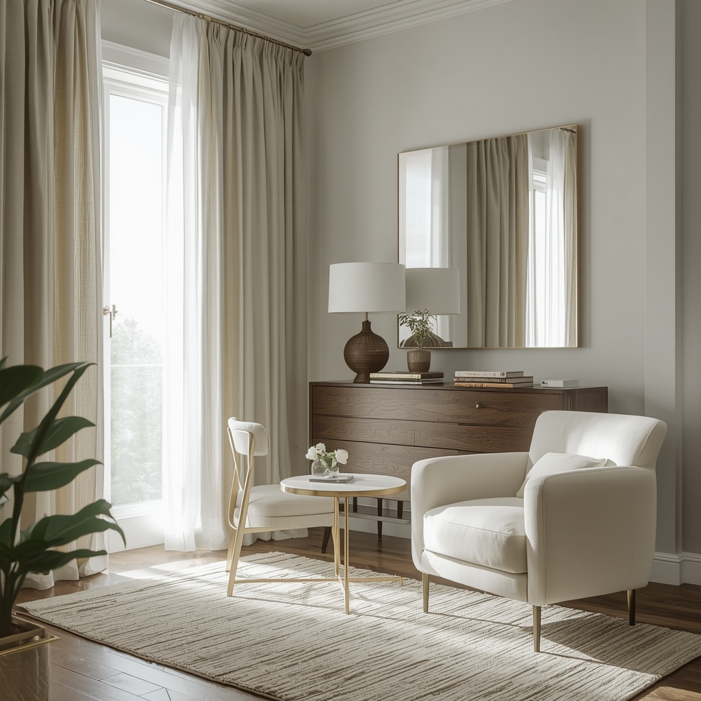 Pair Mirrors with Light-Friendly Décor