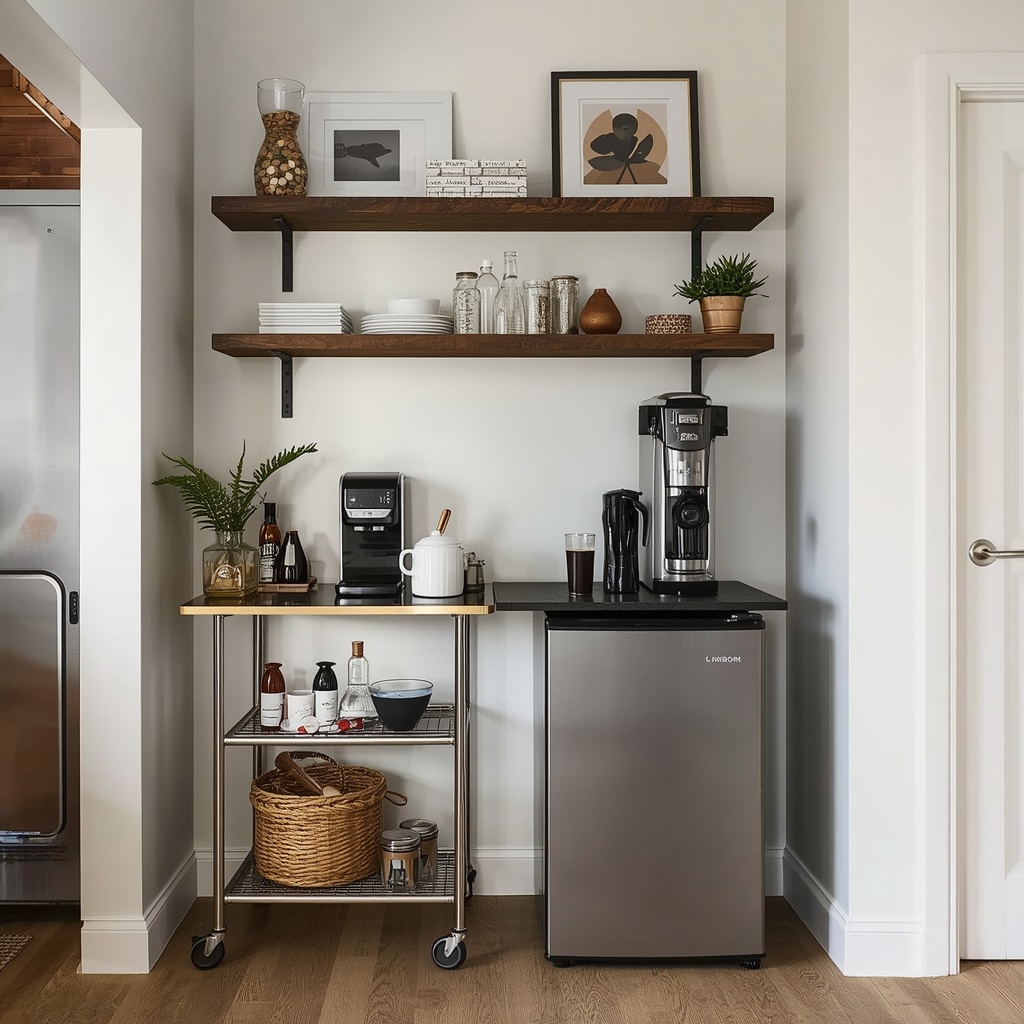 Small-Space Coffee Bar Ideas
