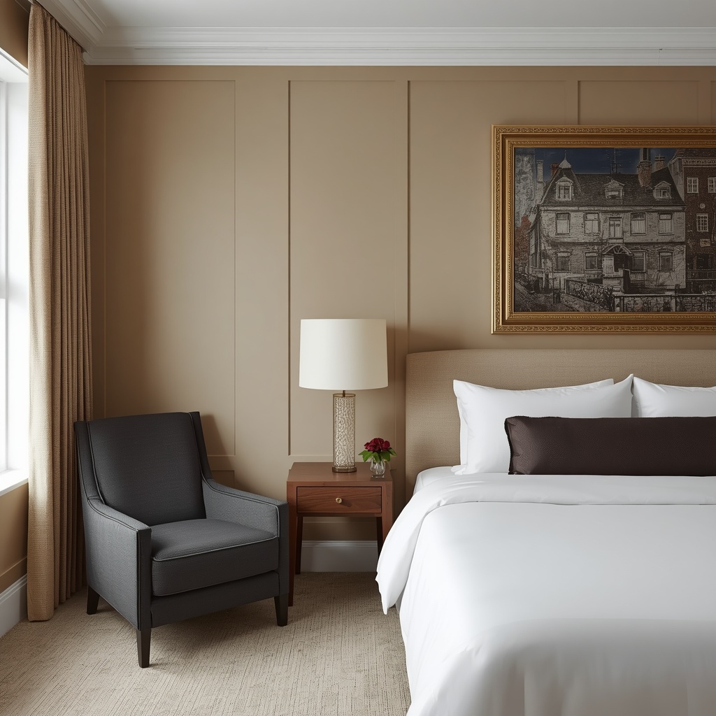Start With a Restrained, Hotel-Inspired Color Palette