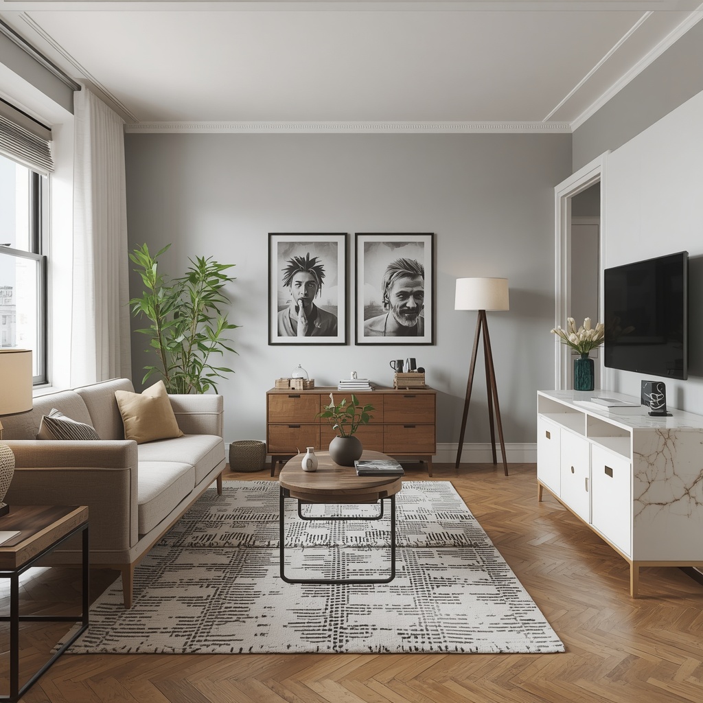 Studio Apartment Layouts That Divide Living and Sleeping Areas