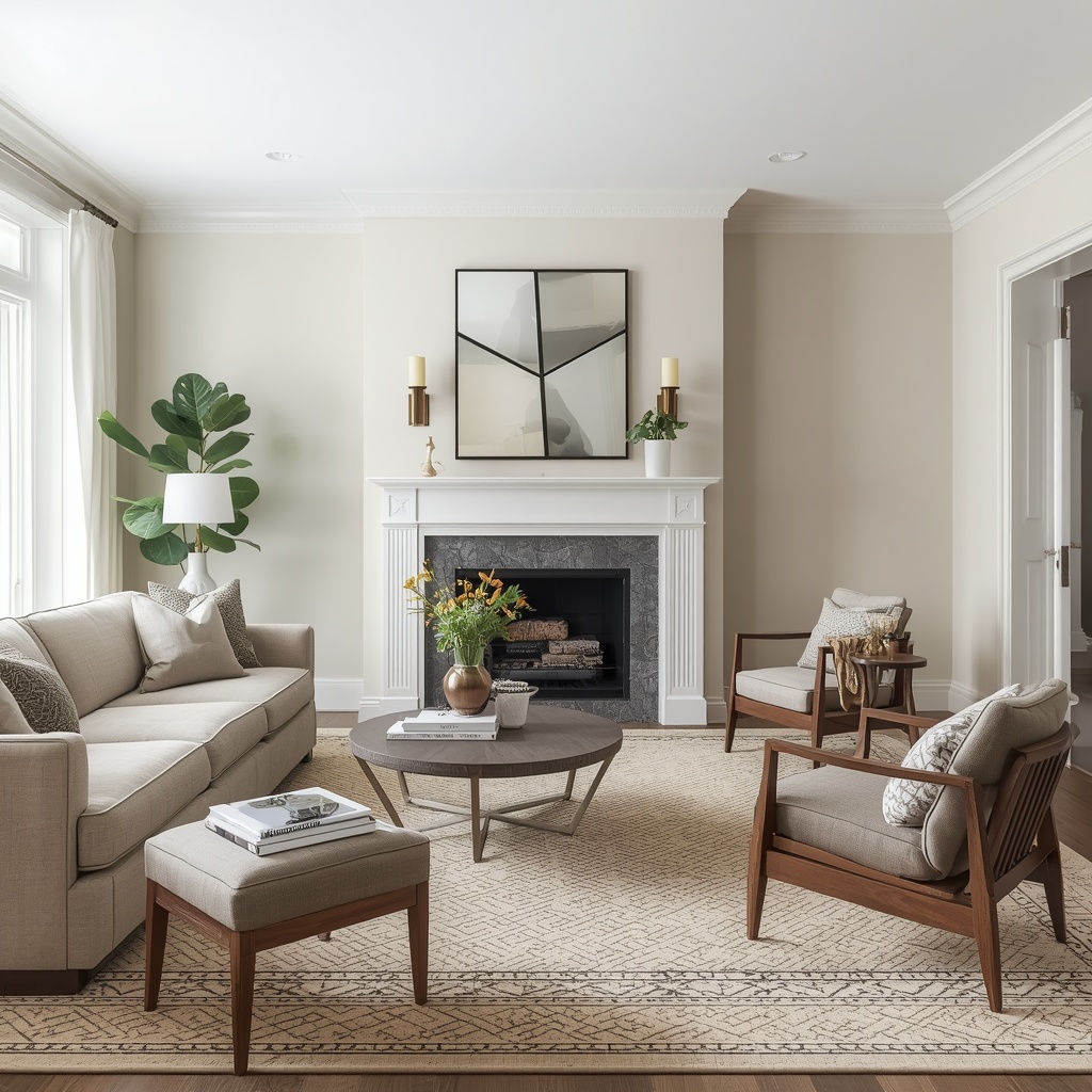 The Power of Contrast in Neutral Rooms