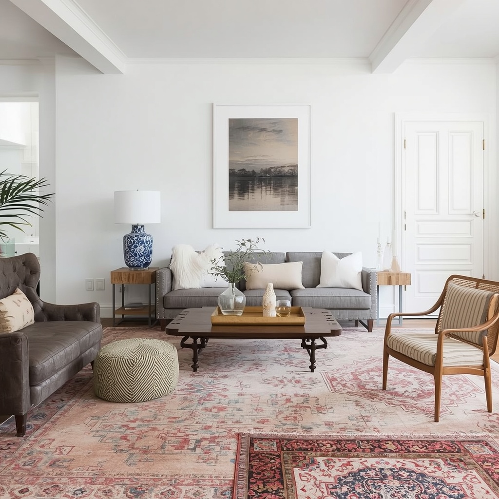 Using Rugs and Lighting to Reinforce Scale