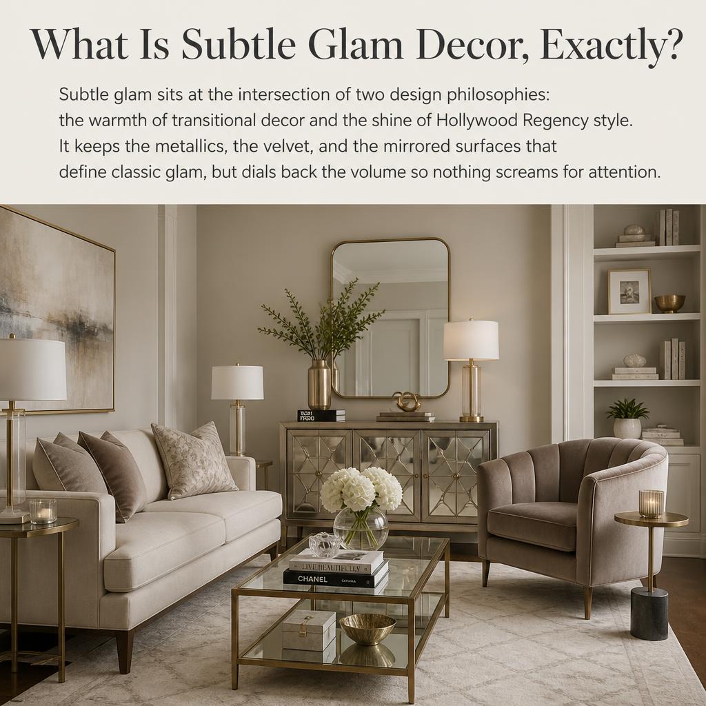 What Is Subtle Glam Decor, Exactly