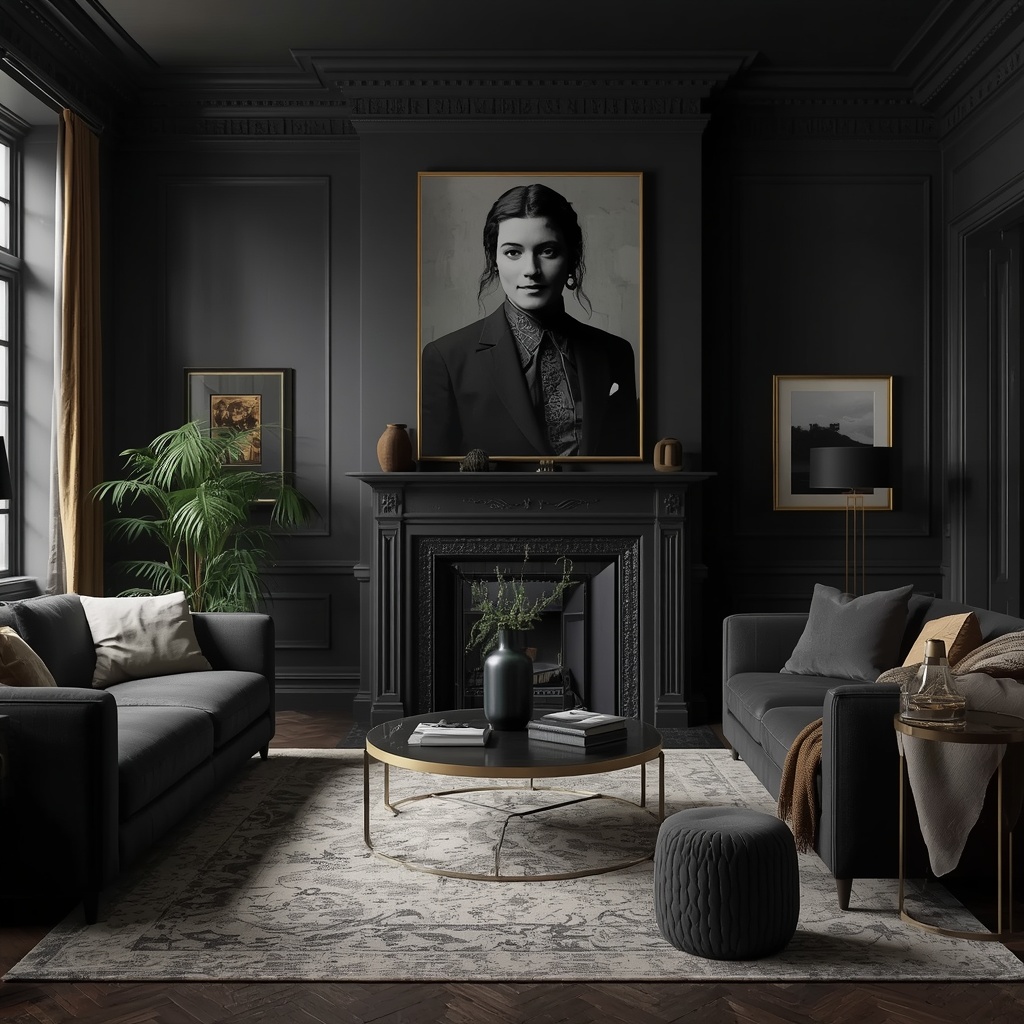 What Makes a Living Room Feel "Dark and Moody" (Without Feeling Gloomy)