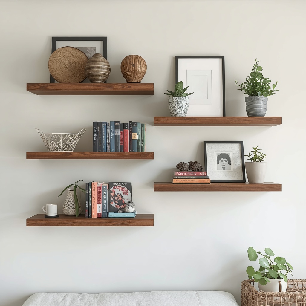 Why Floating Shelves Are a Living Room Essential
