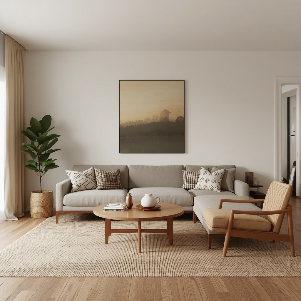 Why Warm Minimalist Living Rooms Are Trending in the US Right Now