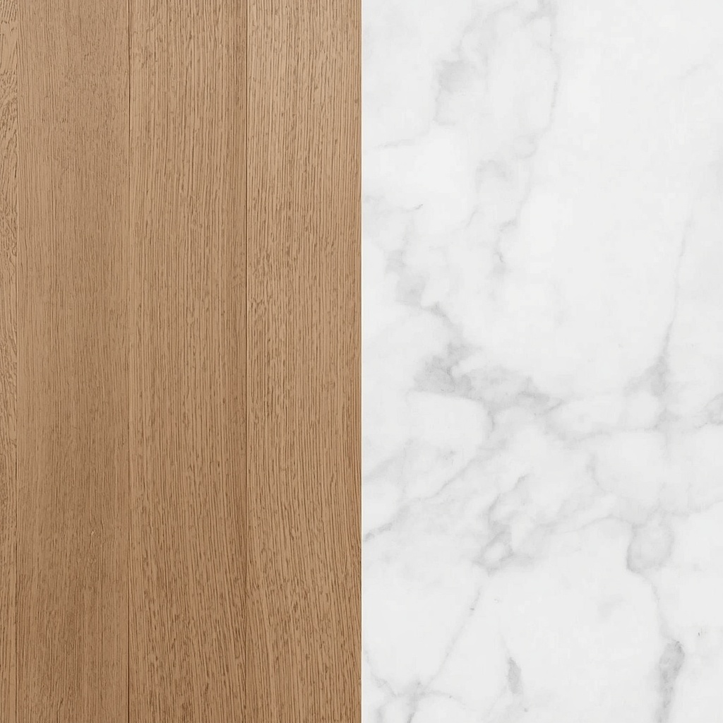 Why Wood and Marble Work So Well Together