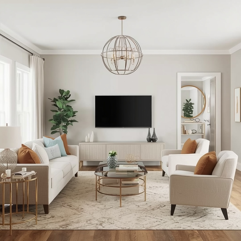Color, Rugs, and Visual Tricks That Enlarge the Room