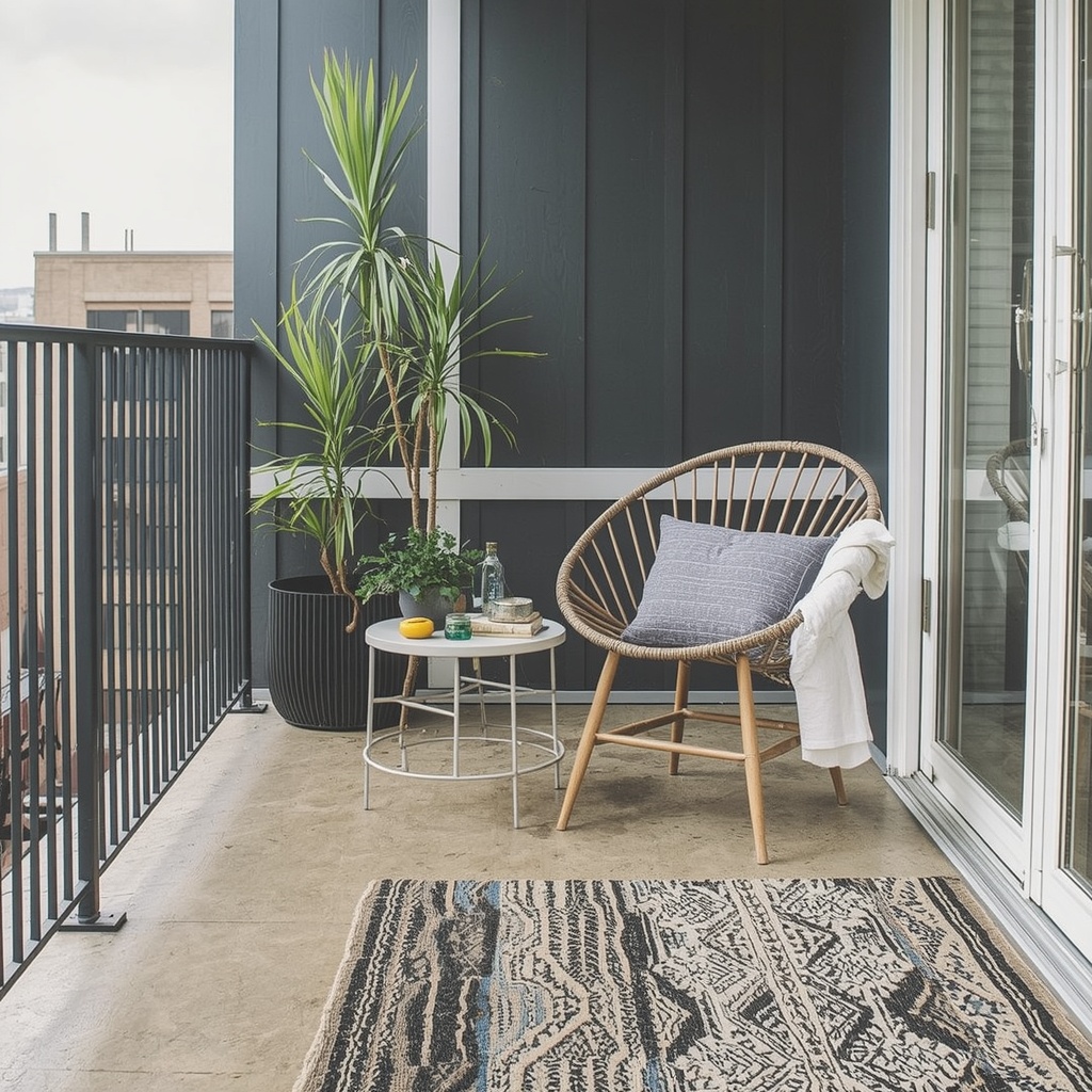 Define the Floor with Outdoor Rugs and Flooring