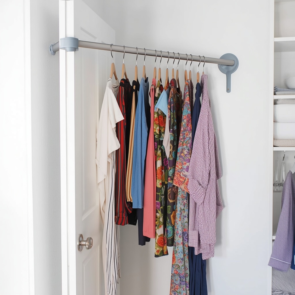 Double Your Hanging Space with a Second Rod