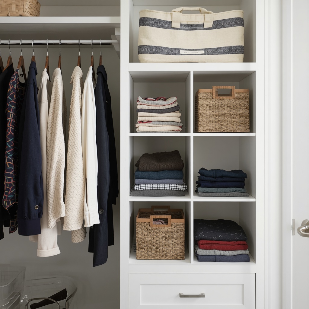 Go Vertical with Shelves and Stacking Storage