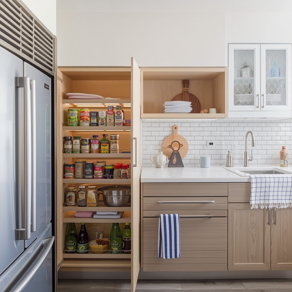 Hidden Kitchen Storage Ideas That Keep Counters Clear